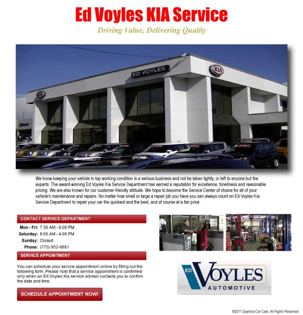 Ed Voyles KIA Service